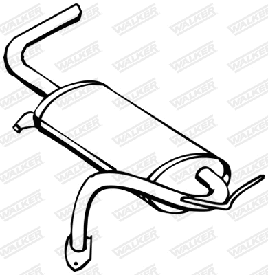 Rear Muffler (14138)