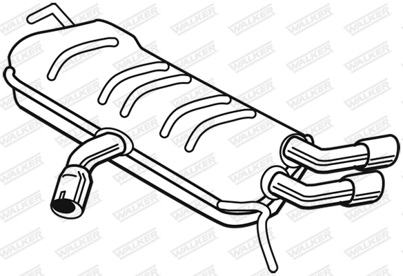 Rear Muffler (25128)