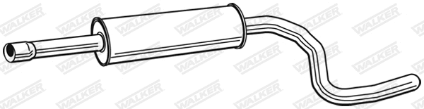 Centre Muffler (23167)