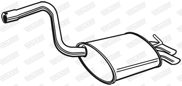 Rear Muffler (22652)