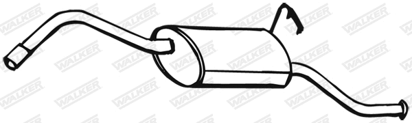 Rear Muffler (17709)