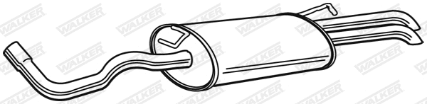 Rear Muffler (23477)