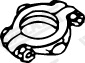 Clamping Piece, exhaust system (86001)