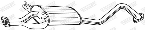 Centre Muffler (21776)