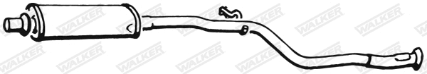 Centre Muffler (22126)