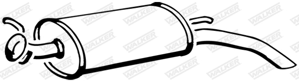 Rear Muffler (17269)