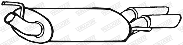 Rear Muffler (18191)