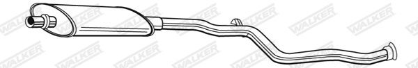 Centre Muffler (72105)
