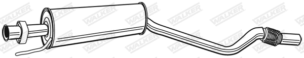 Centre Muffler (19968)