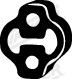 Rubber Strip, exhaust system (81312)