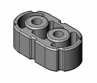 Rubber Strip, exhaust system (82006)