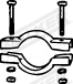 Clamping Piece, exhaust system (86166)