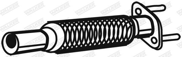 Corrugated Pipe, exhaust system (21306)