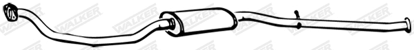 Centre Muffler (13223)