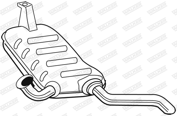 Rear Muffler (22505)