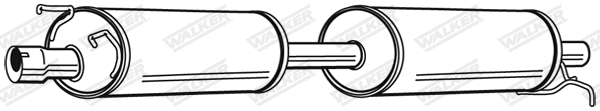 Rear Muffler (22598)