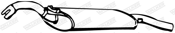 Rear Muffler (18186)