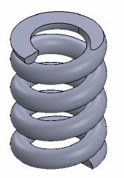 Spring, muffler