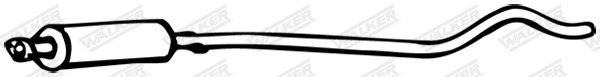 Centre Muffler (13107)