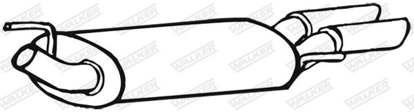 Rear Muffler (70612)