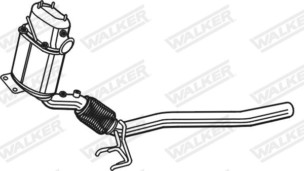 Soot/Particulate Filter, exhaust system (93310)