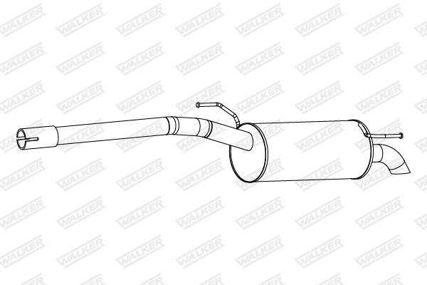 Rear Muffler (25299)