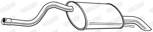 Rear Muffler (22996)