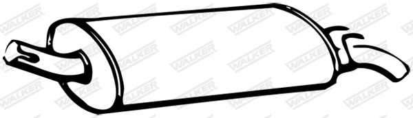Rear Muffler (70417)