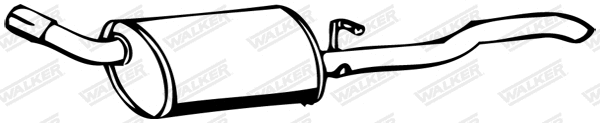 Rear Muffler (16194)