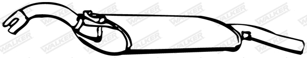 Rear Muffler (70601)