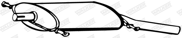 Rear Muffler (15323)