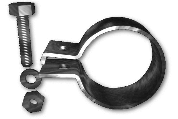 Clamping Piece, exhaust system