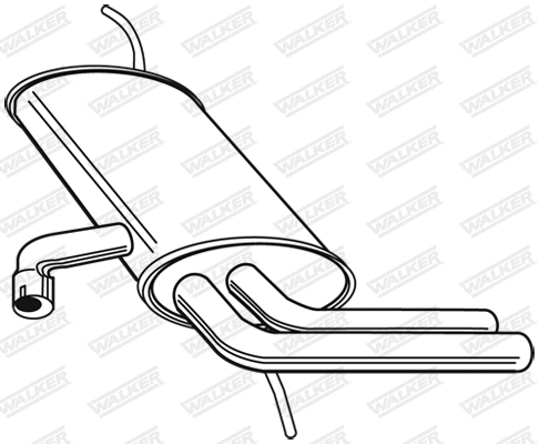 Rear Muffler (23259)