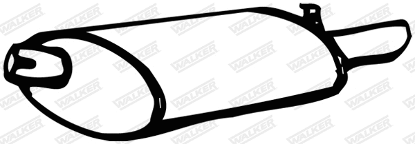 Rear Muffler (08669)