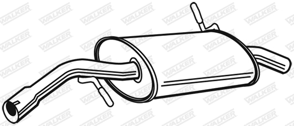 Rear Muffler (22304)