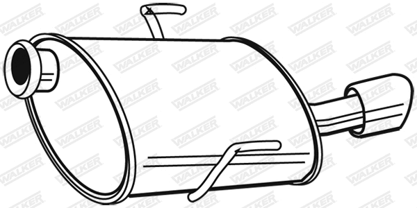 Rear Muffler (22298)