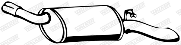 Rear Muffler (13832)