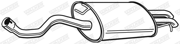 Rear Muffler (22925)