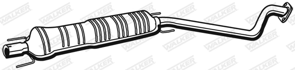 Centre Muffler (72353)