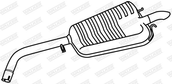 Rear Muffler (17724)