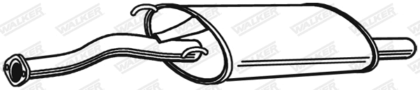 Rear Muffler (21254)