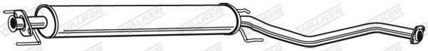 Centre Muffler (22533)