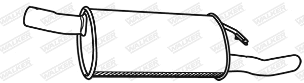Rear Muffler (17845)