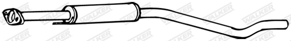 Centre Muffler (17354)