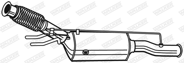 Soot/Particulate Filter, exhaust system (73171)