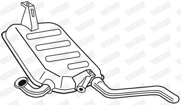 Rear Muffler (22709)