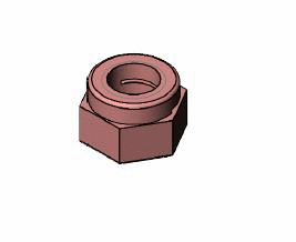 Nut, exhaust manifold (80630)