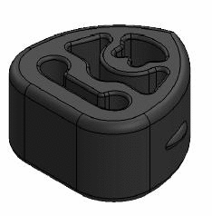 Rubber Strip, exhaust system (82124)