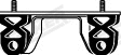 Rubber Strip, exhaust system (80288)