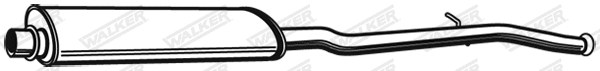 Centre Muffler (21098)